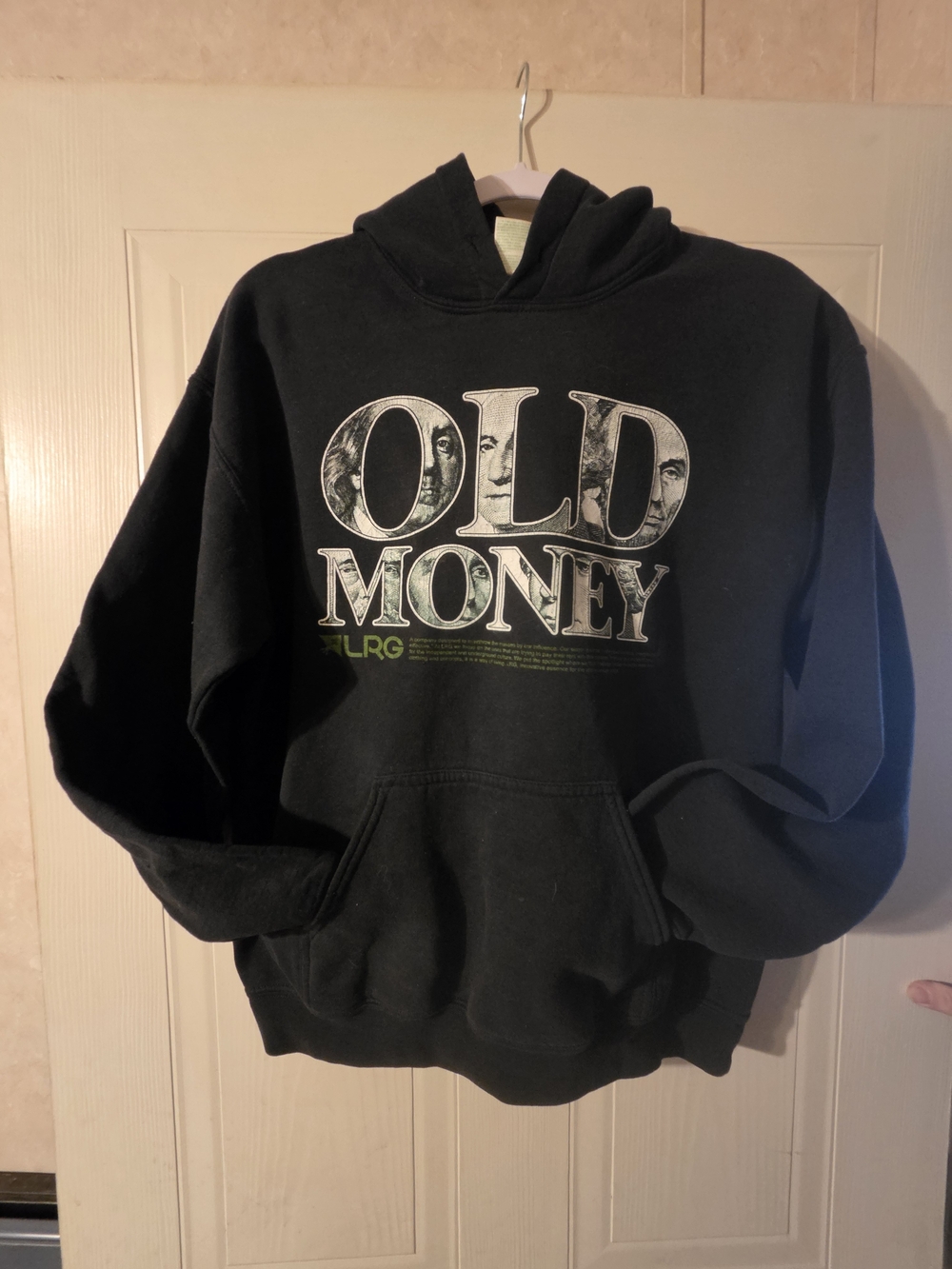 LRG Black Old Money Graphic Pullover Hoodie